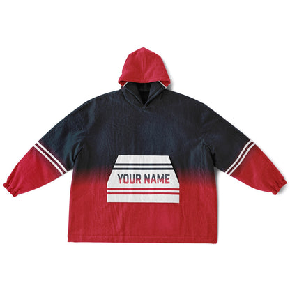 Deep Steel Blue/Red/White Everyday Reversible