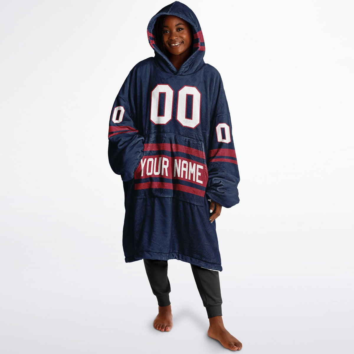 Navy & Red Superfan Reversible