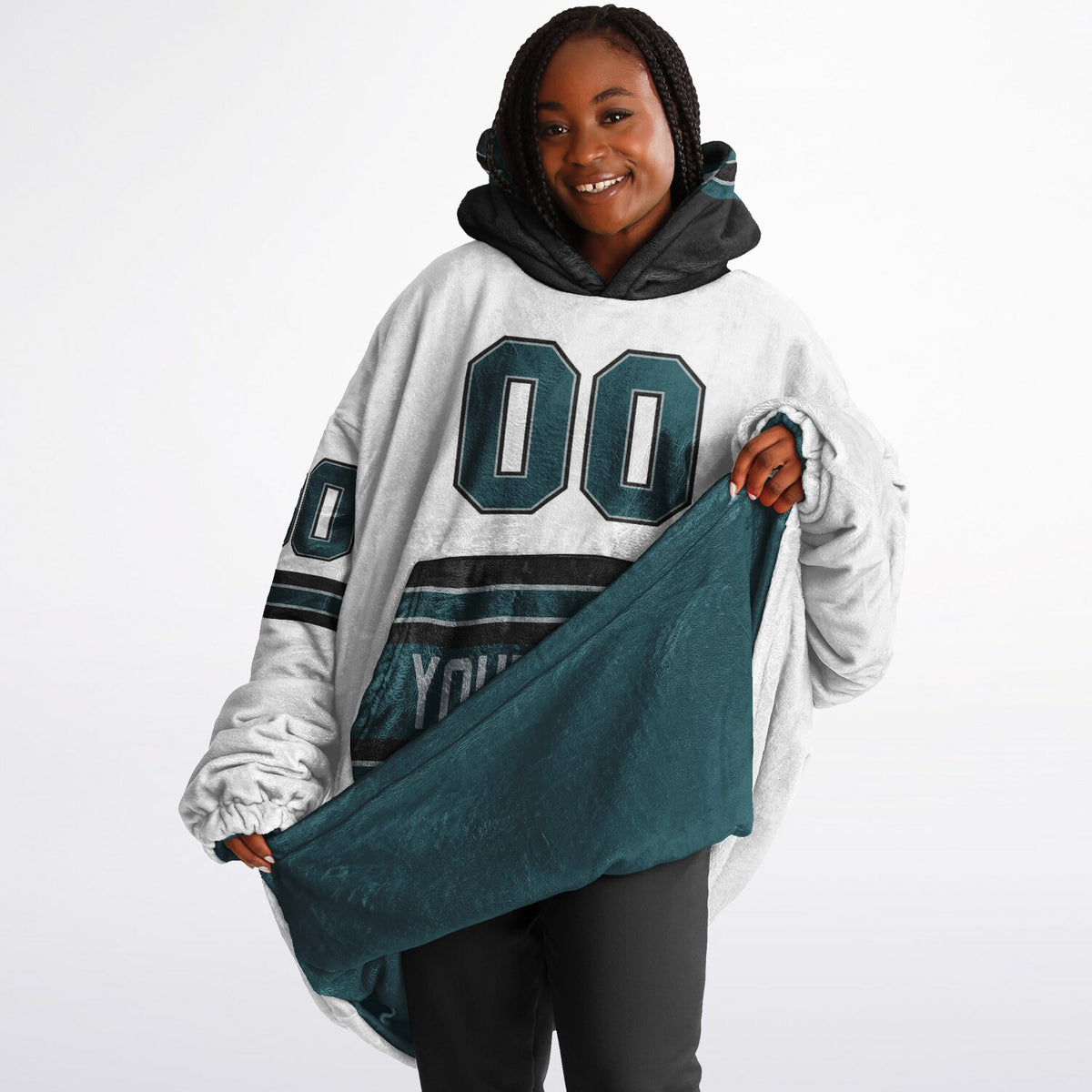 Deep Forest/Black/Silver Superfan Reversible