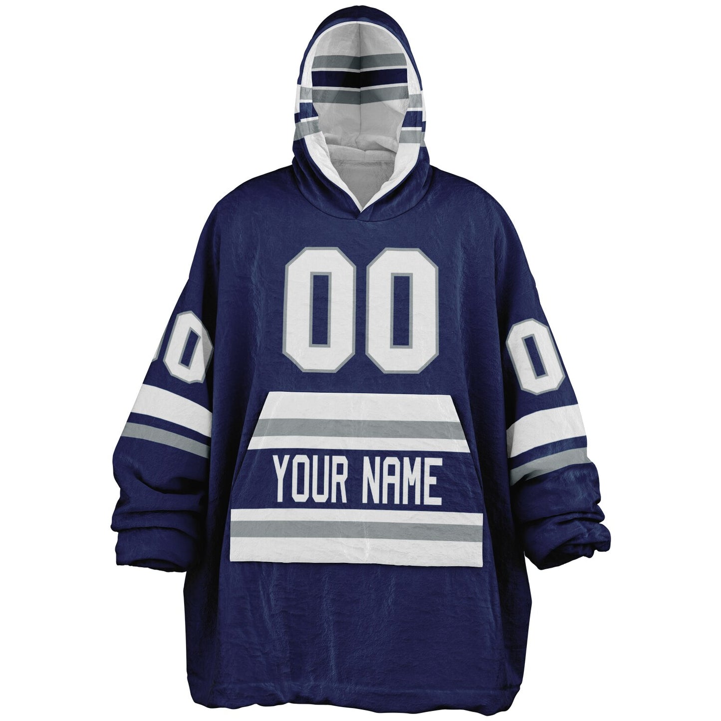 Blue/White/Gray Superfan Reversible