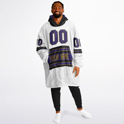 Purple/Black/Metallic Gold Superfan Reversible