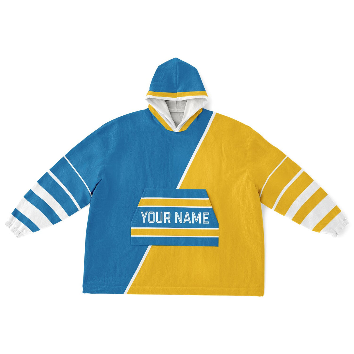 Blue Gold White Split Decision