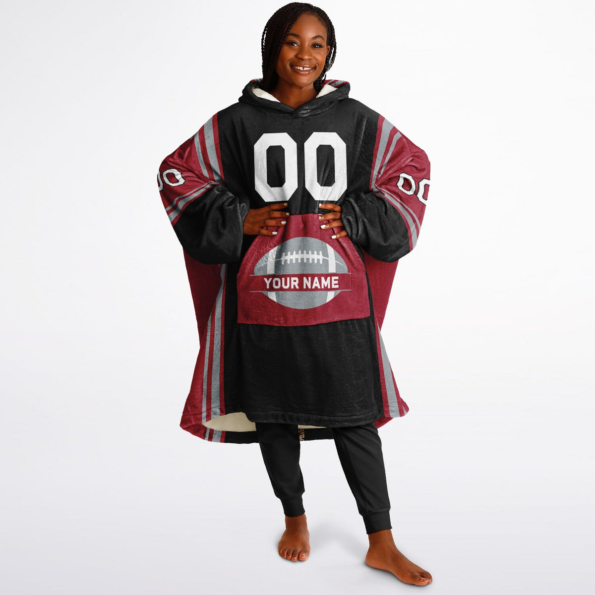 Black/Red/Silver Bold
