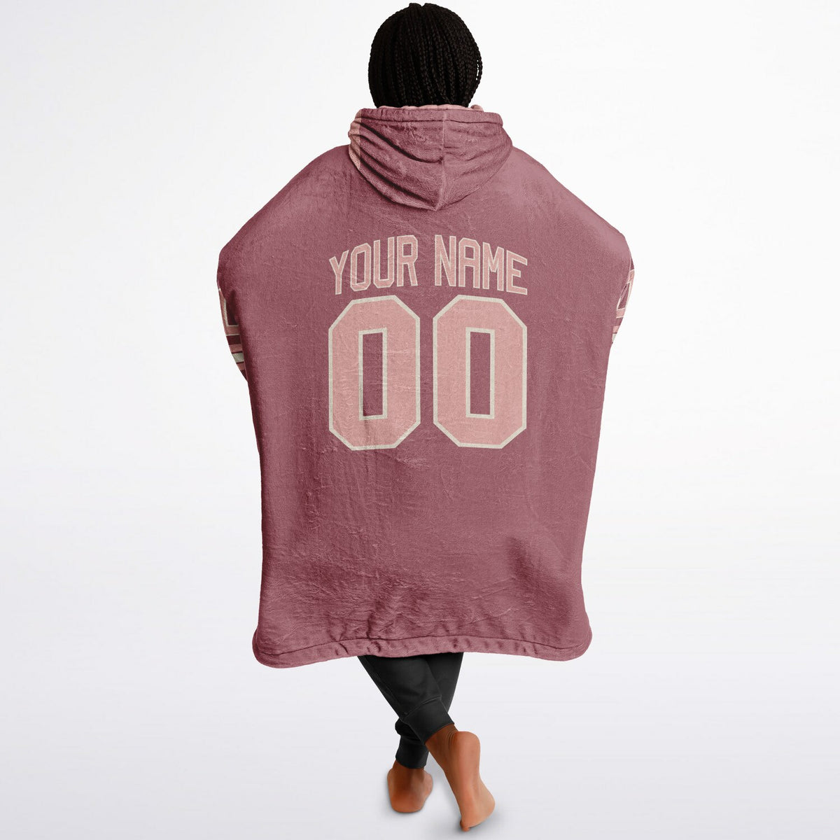 Blush Pink Cream Rose Gold Superfan Reversible