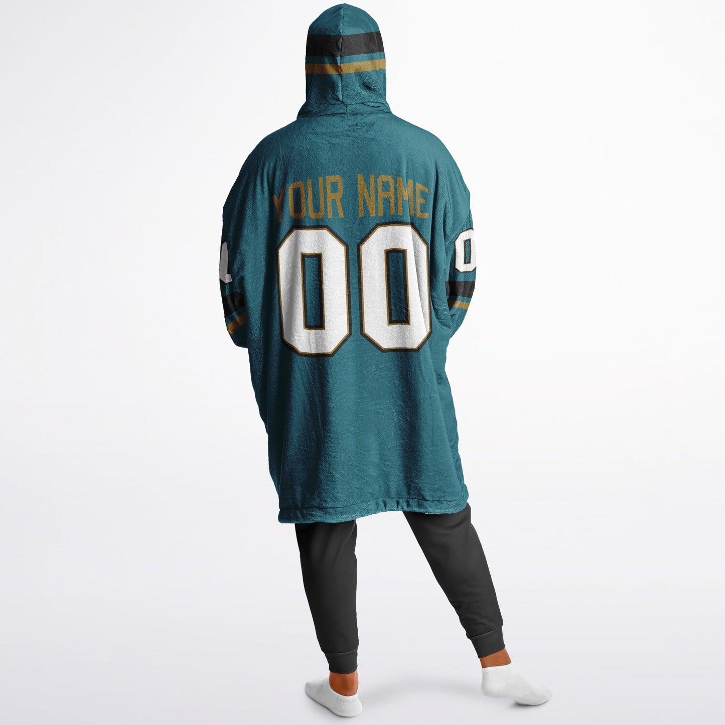 Teal/Black/Gold Superfan Reversible