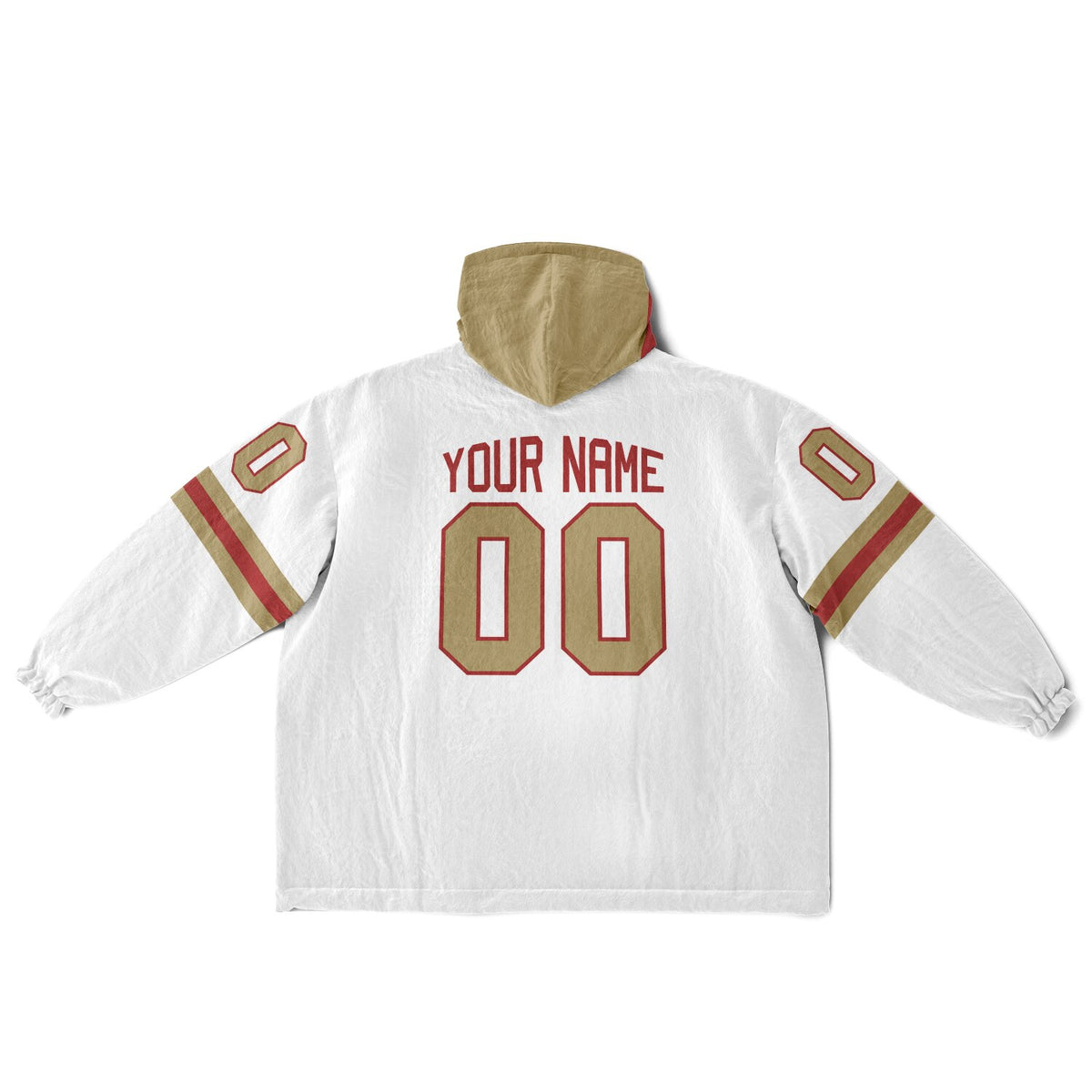 Red Dark Gold Superfan Reversible