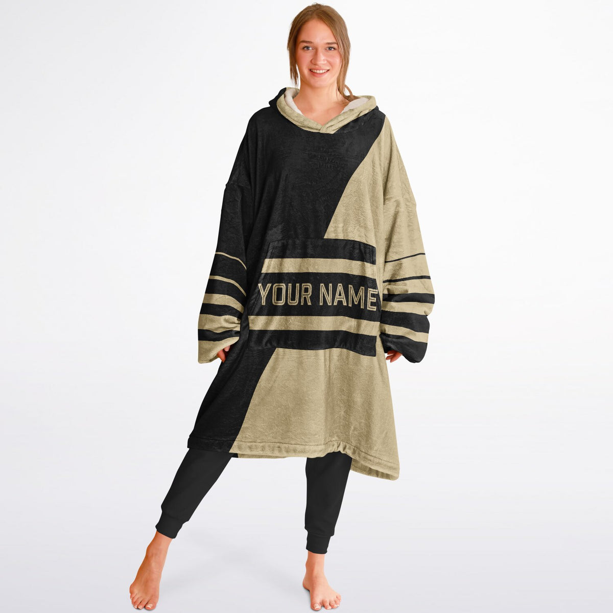 Black & Light Gold Split Decision