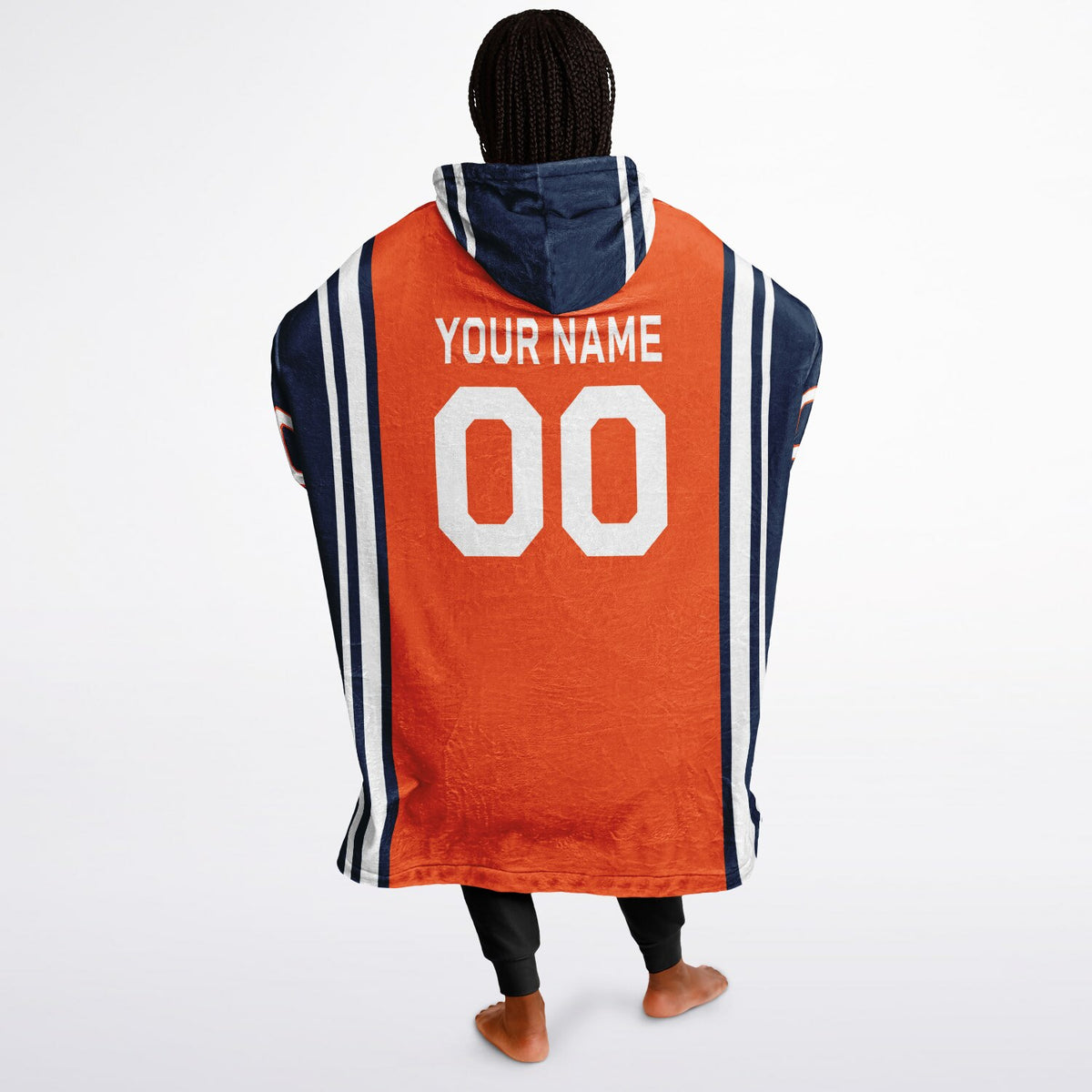 Orange/Navy/White Bold