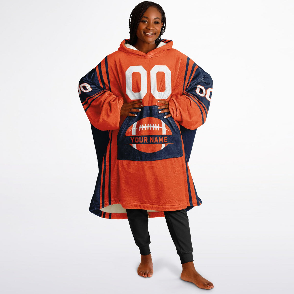 Orange/Navy Bold