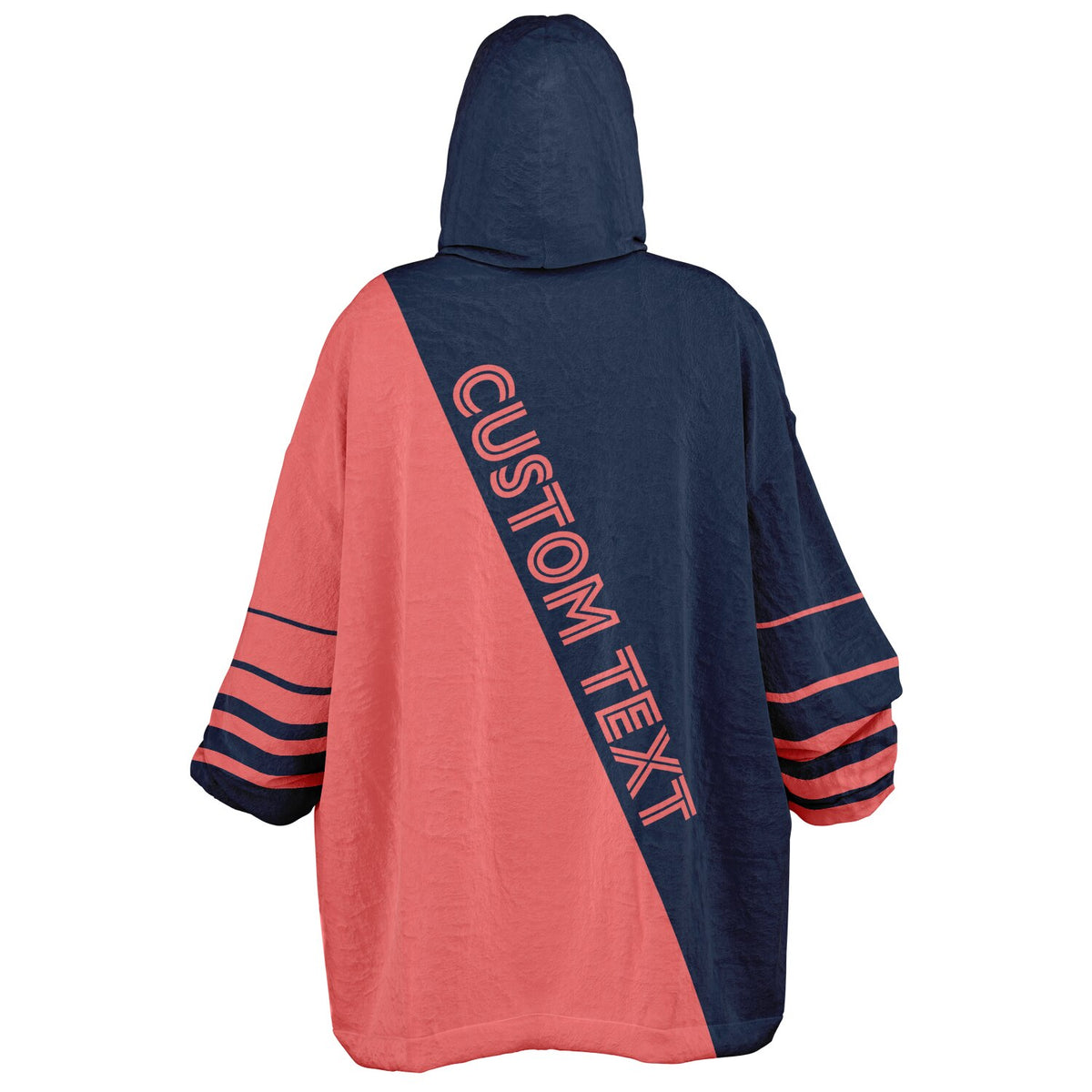 Navy & Electric Coral Split Decision