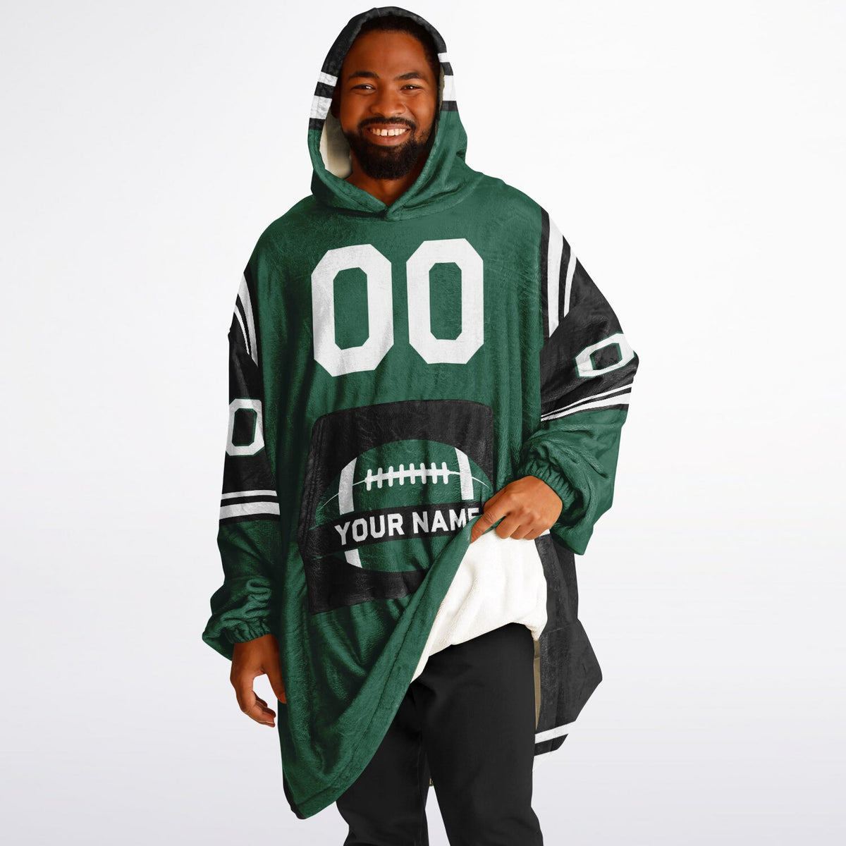 Green/Black/White Bold