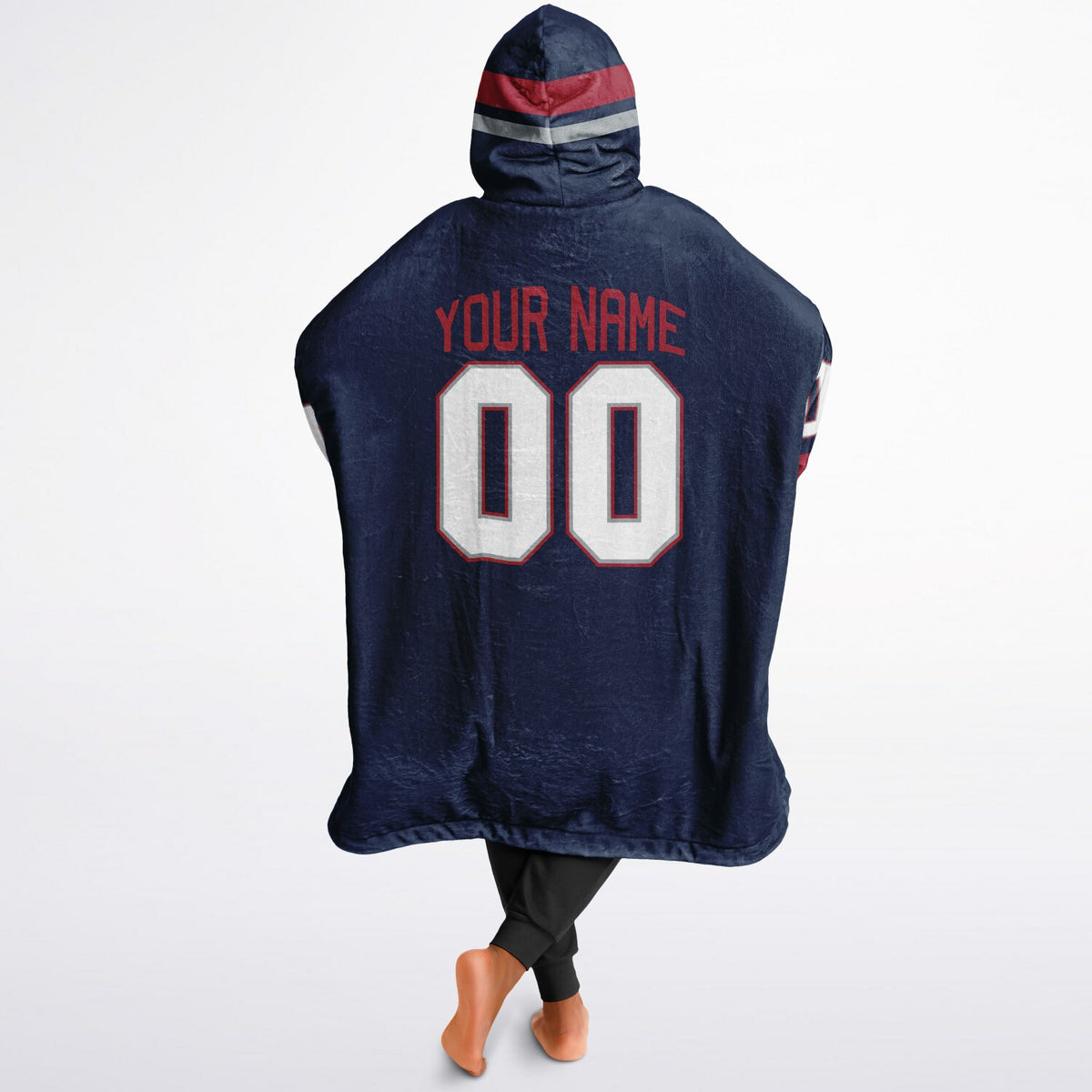 Navy/Red/Silver Superfan Reversible