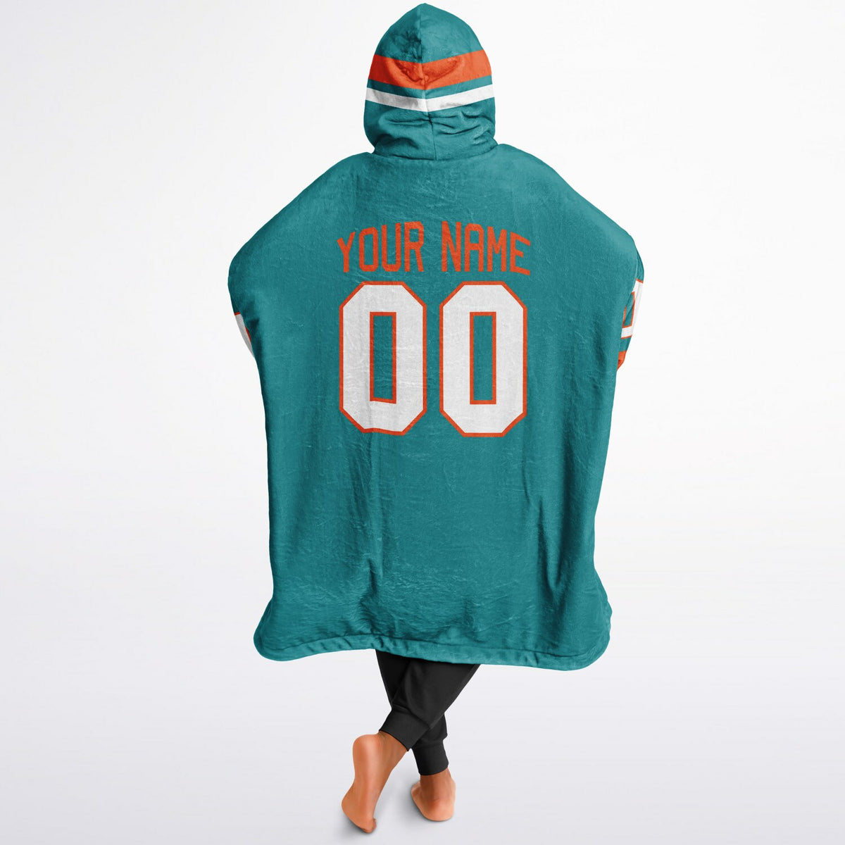 Aqua/Orange/White Superfan Reversible