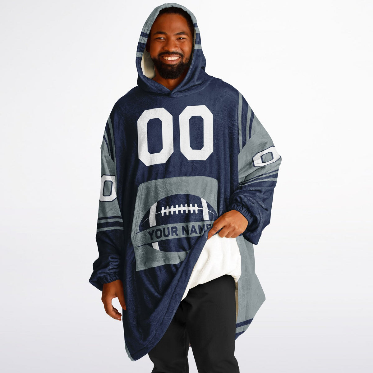Navy/Silver Bold