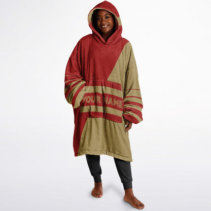 Red/Metallic Gold Everyday Reversible