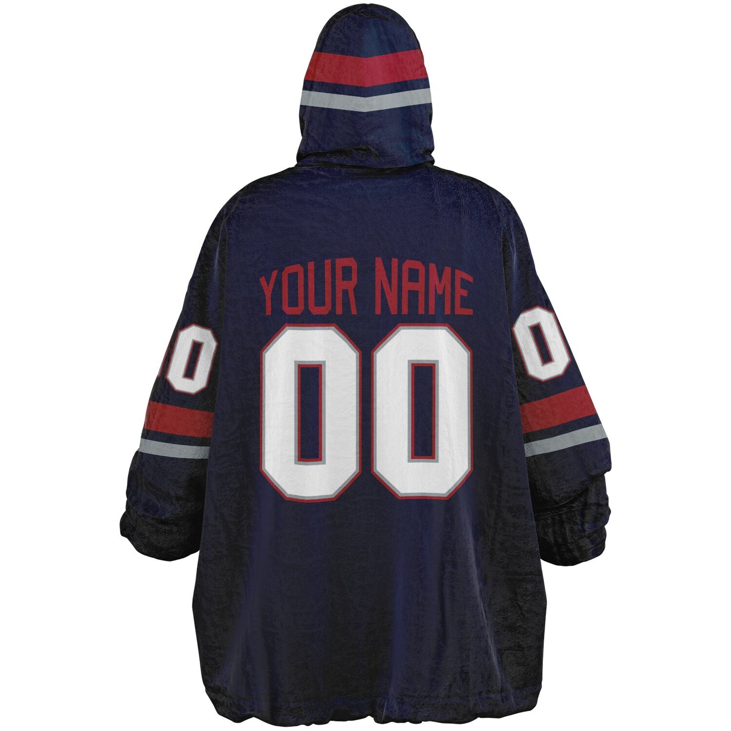 Nautical Blue/Red/Silver Superfan Reversible