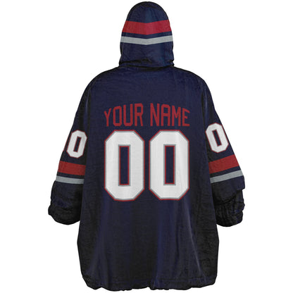 Nautical Blue/Red/Silver Superfan Reversible