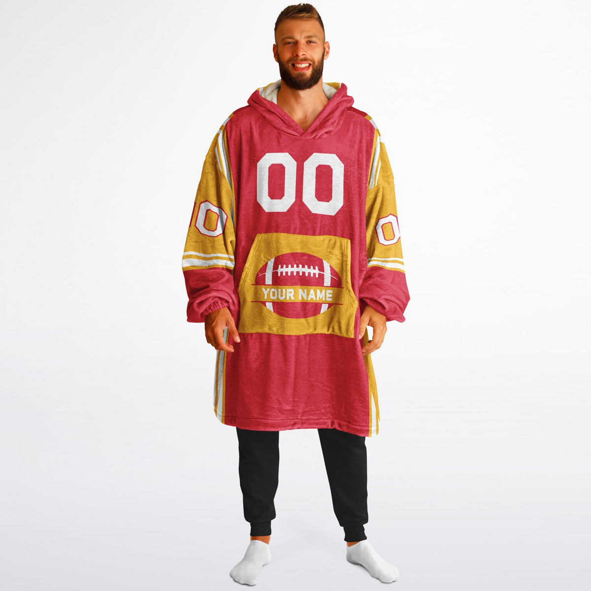 Red/Gold/White Bold