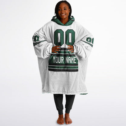 Green/Black/White Superfan Reversible