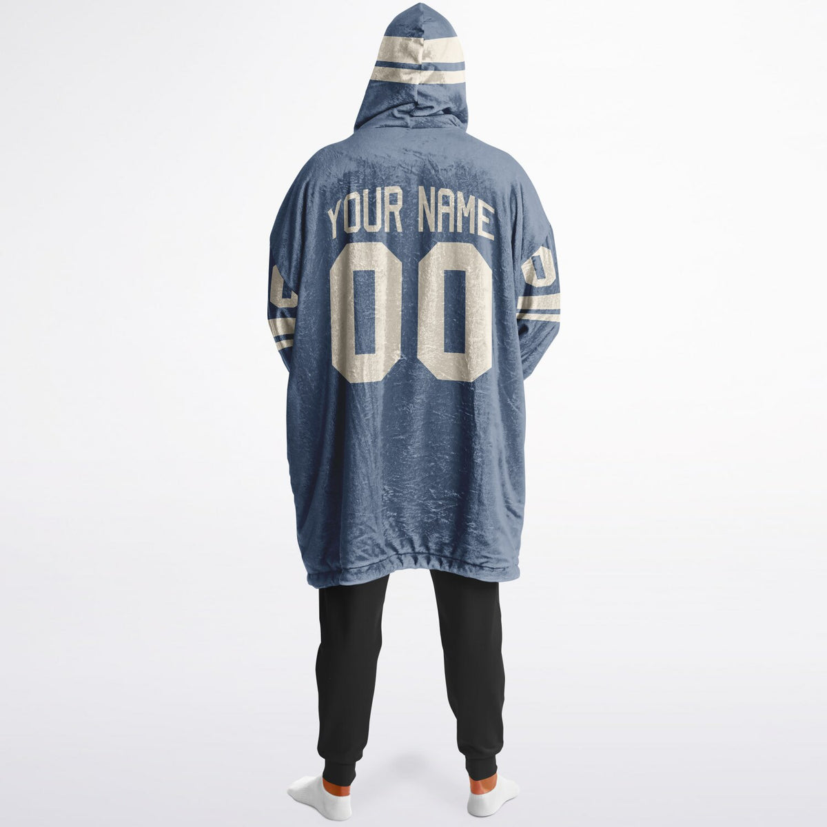 Slate Blue & Cream Superfan Reversible