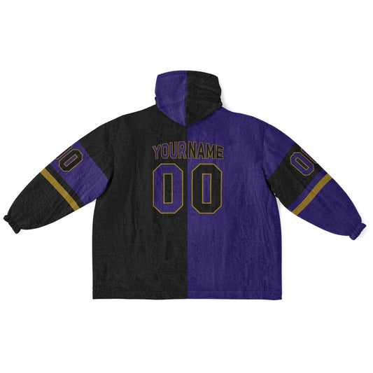 Purple Black Dark Gold Halftime