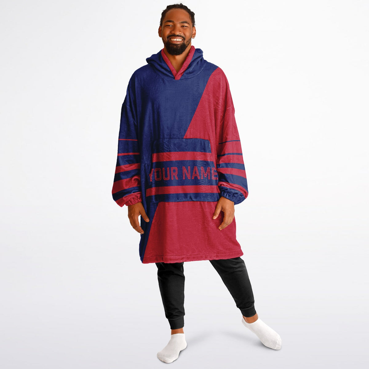 Dark Blue & Red Split Decision