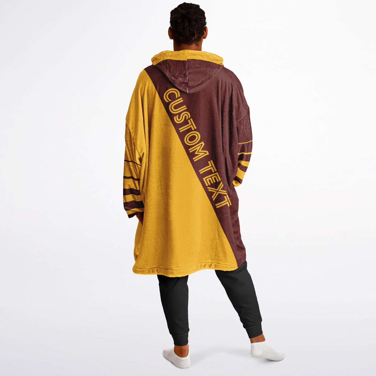 Burgundy & Gold Split Decision