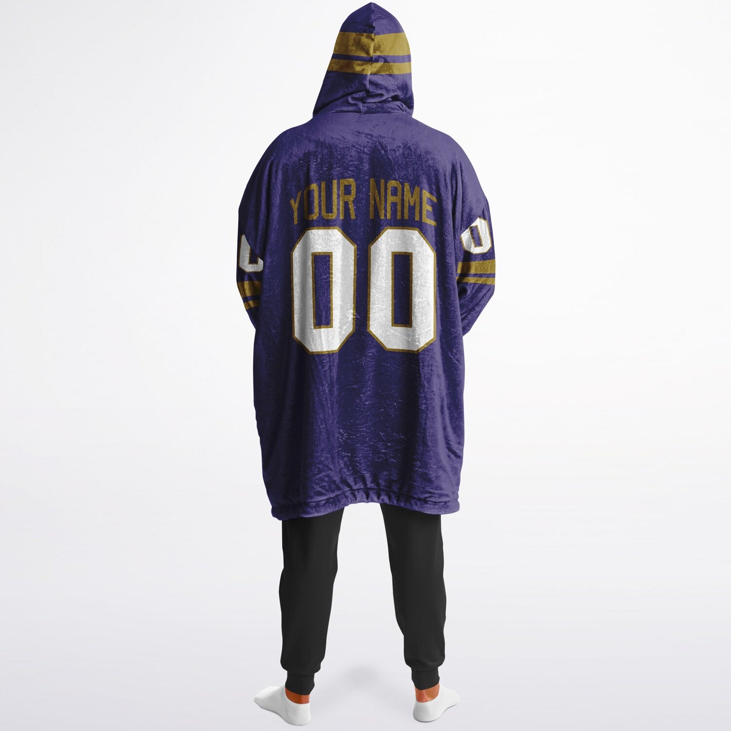 Purple/Metallic Gold Superfan Reversible