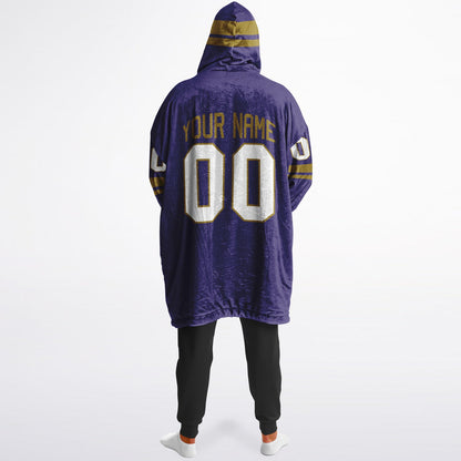 Purple/Metallic Gold Superfan Reversible
