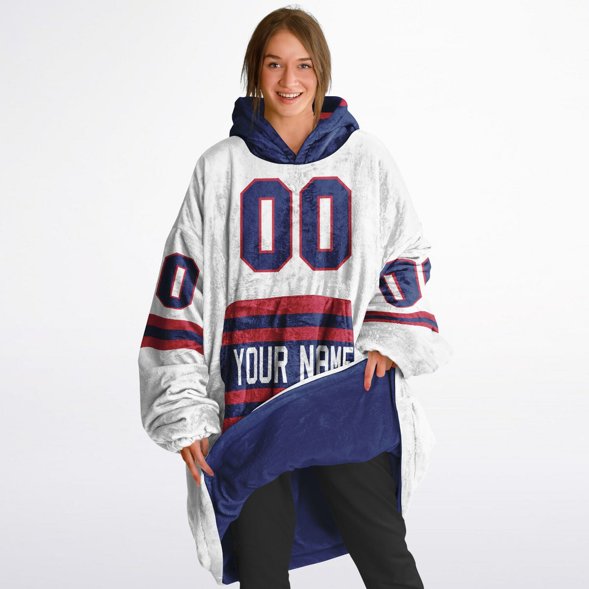 Dark Blue/Red Superfan Reversible