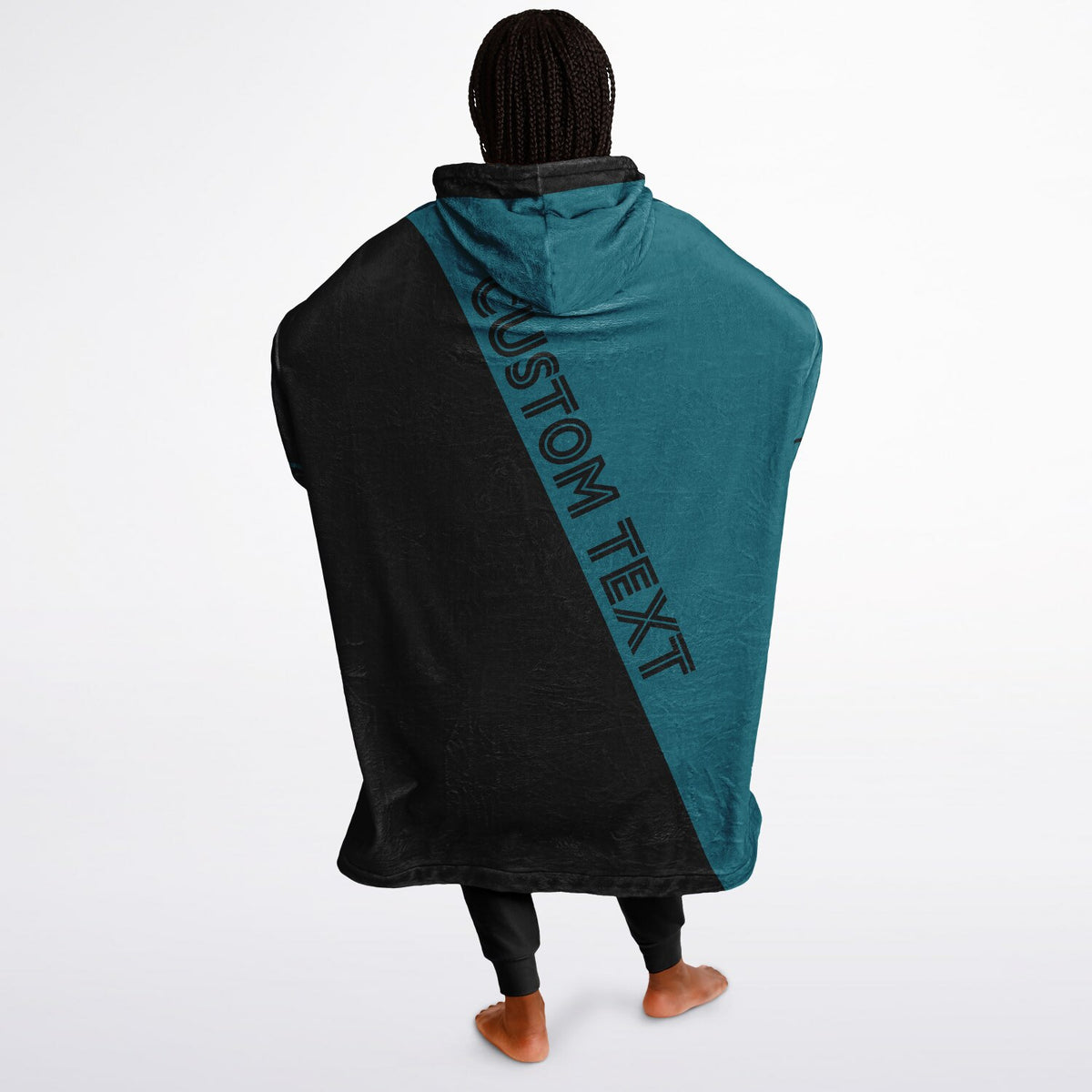 Teal & Black Split Decision