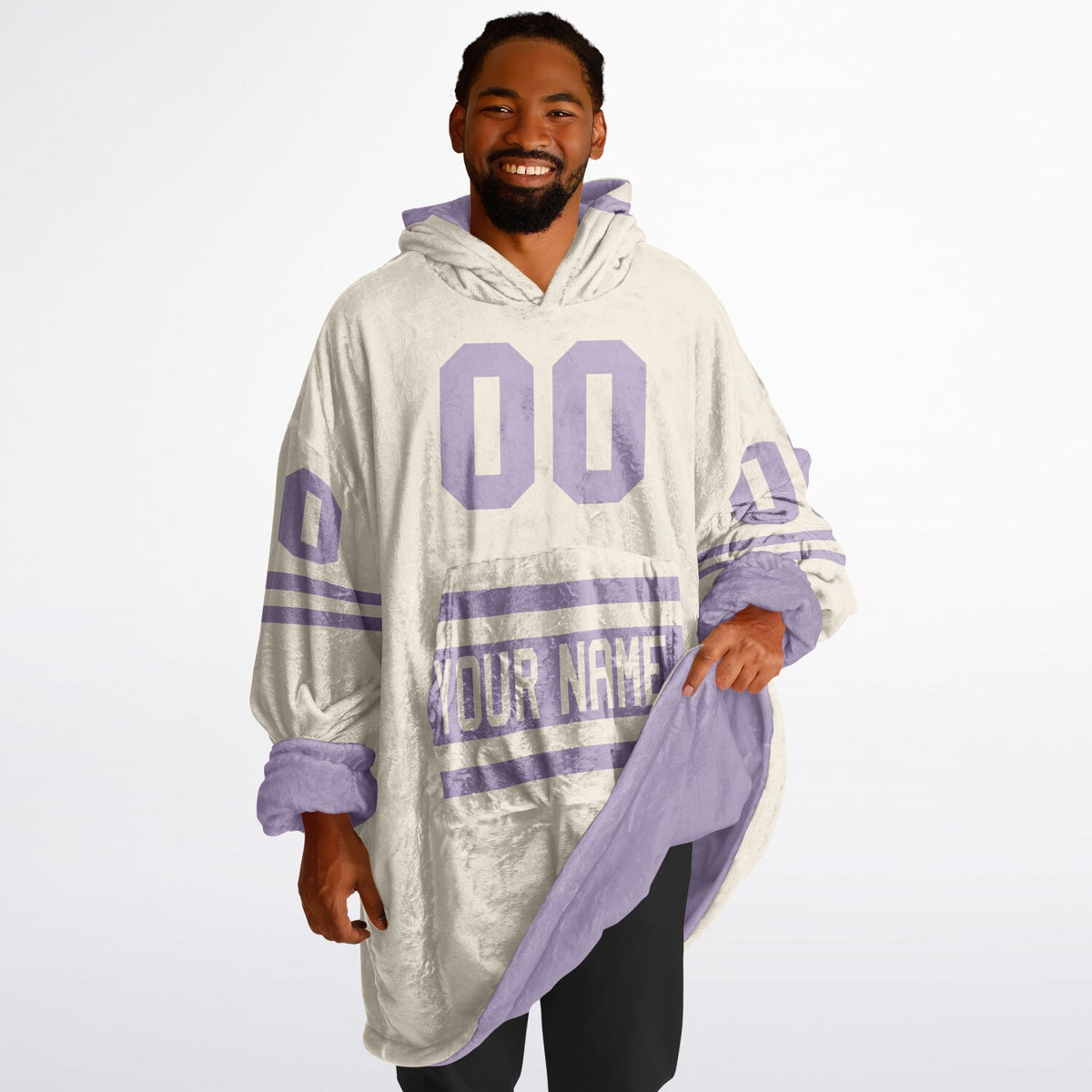 Lavender & Cream Superfan Reversible