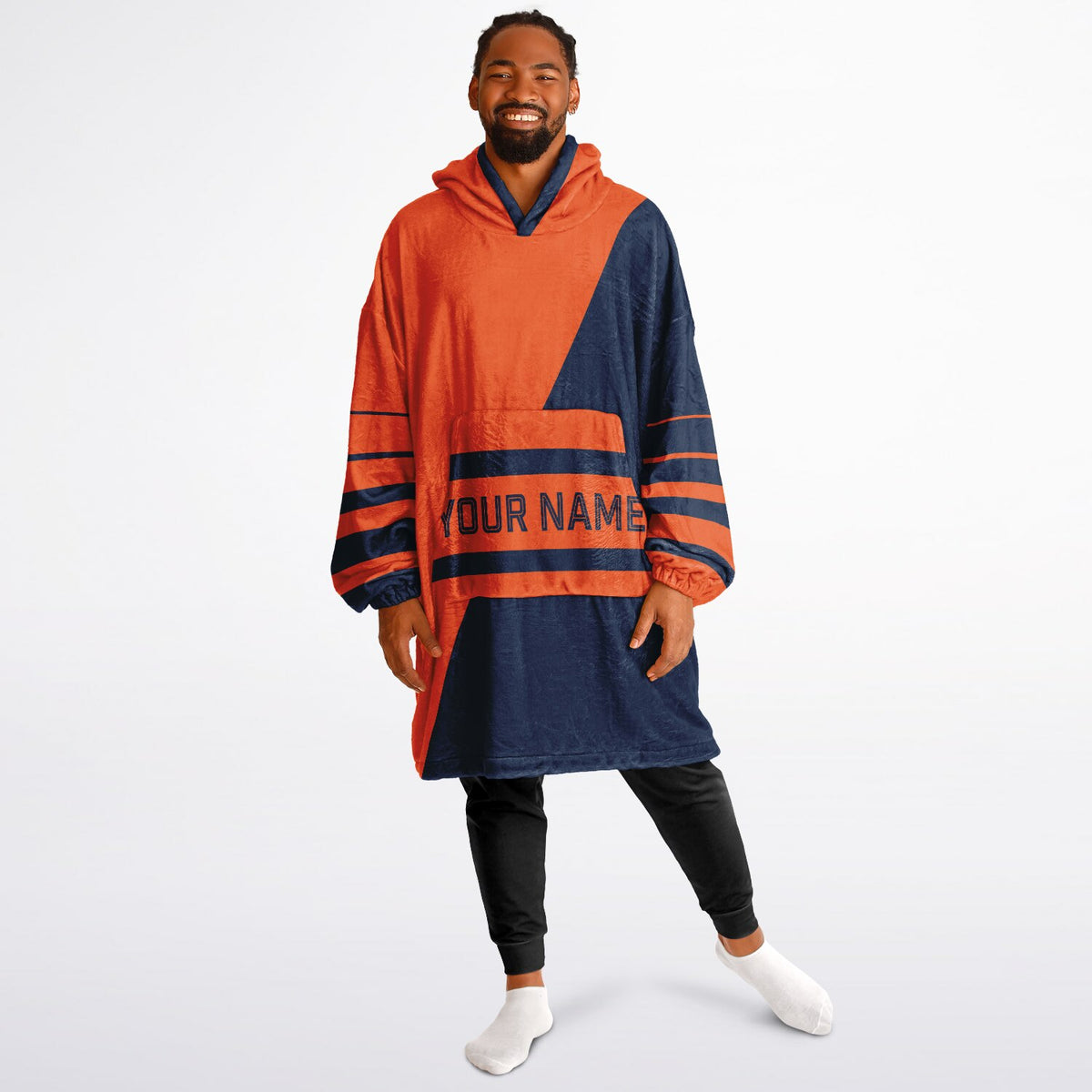 Orange & Navy Split Decision