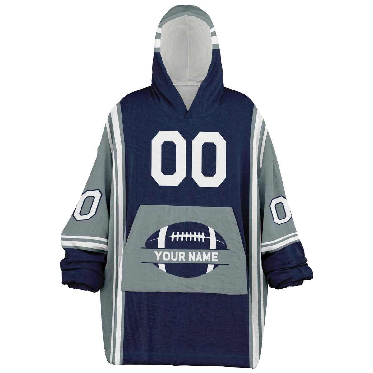 Navy/Silver/White Bold