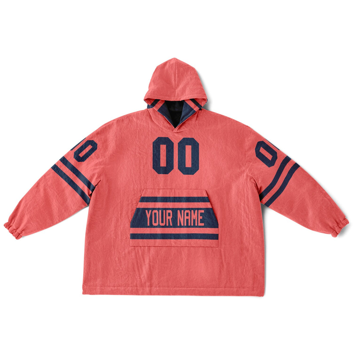Navy & Electric Coral Superfan Reversible
