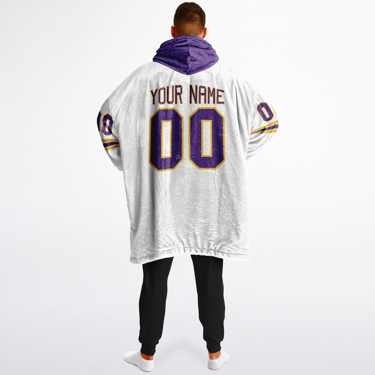 Purple/Gold/White Superfan Reversible