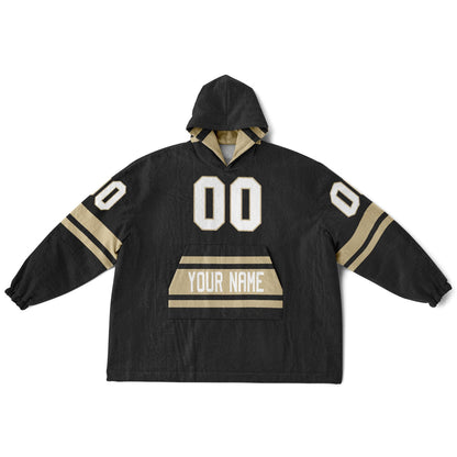 Black/Old Gold Superfan Reversible