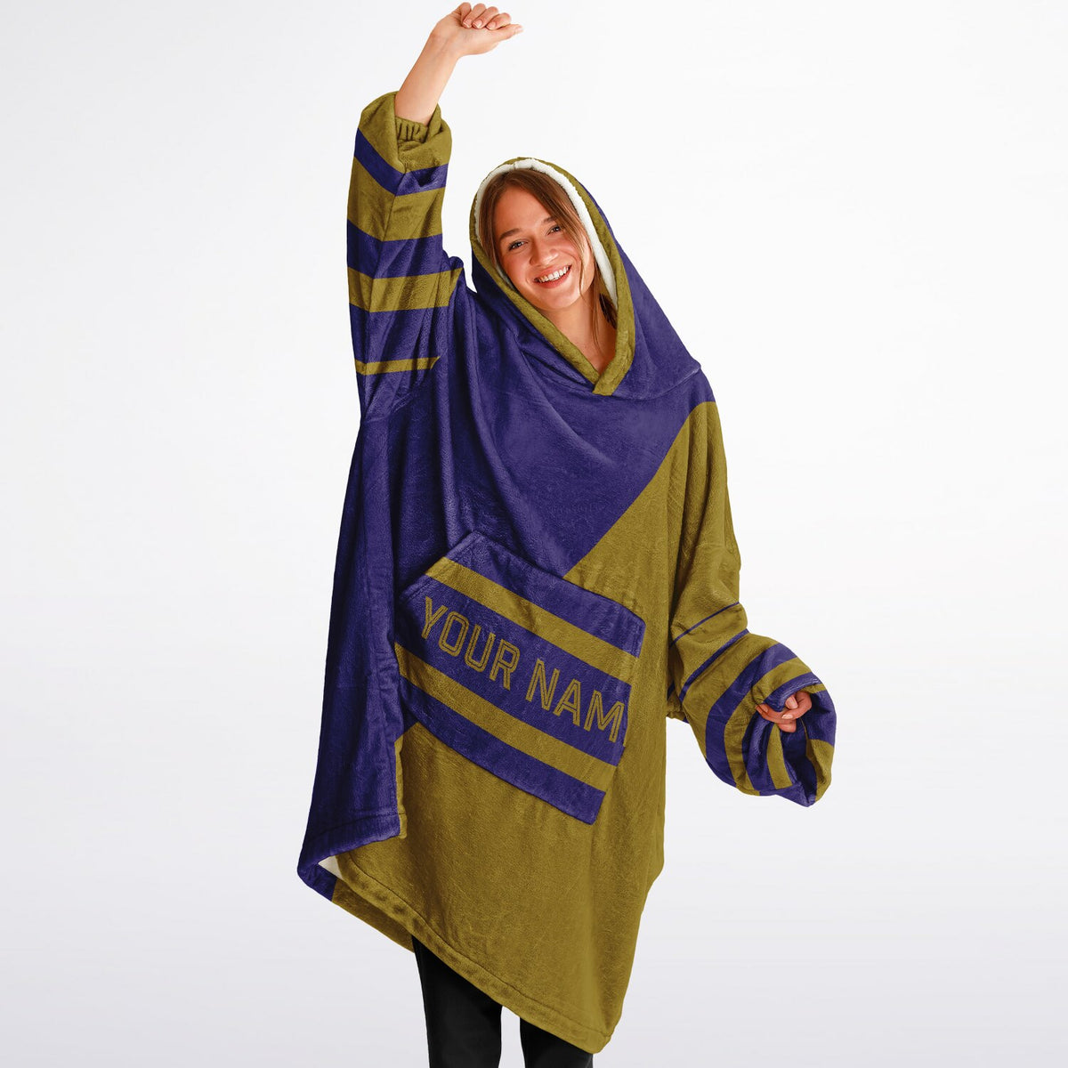 Purple & Dark Gold Split Decision