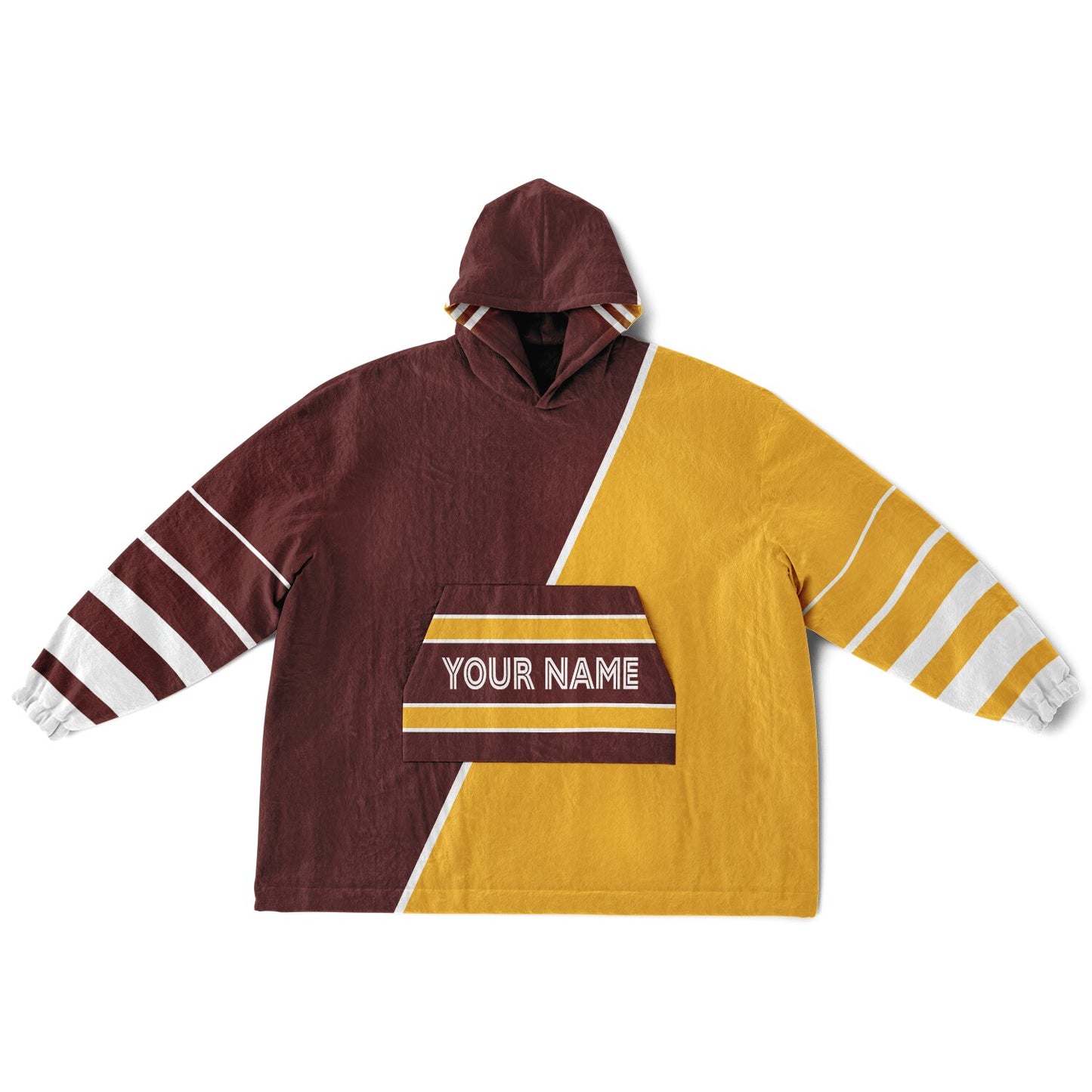 Burgundy/Gold/White Everyday Reversible
