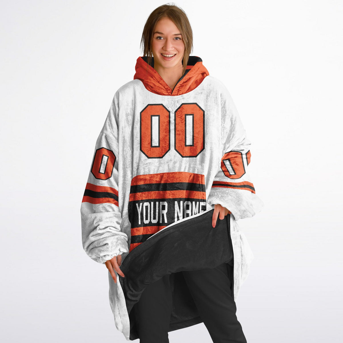 Black/Orange Superfan Reversible