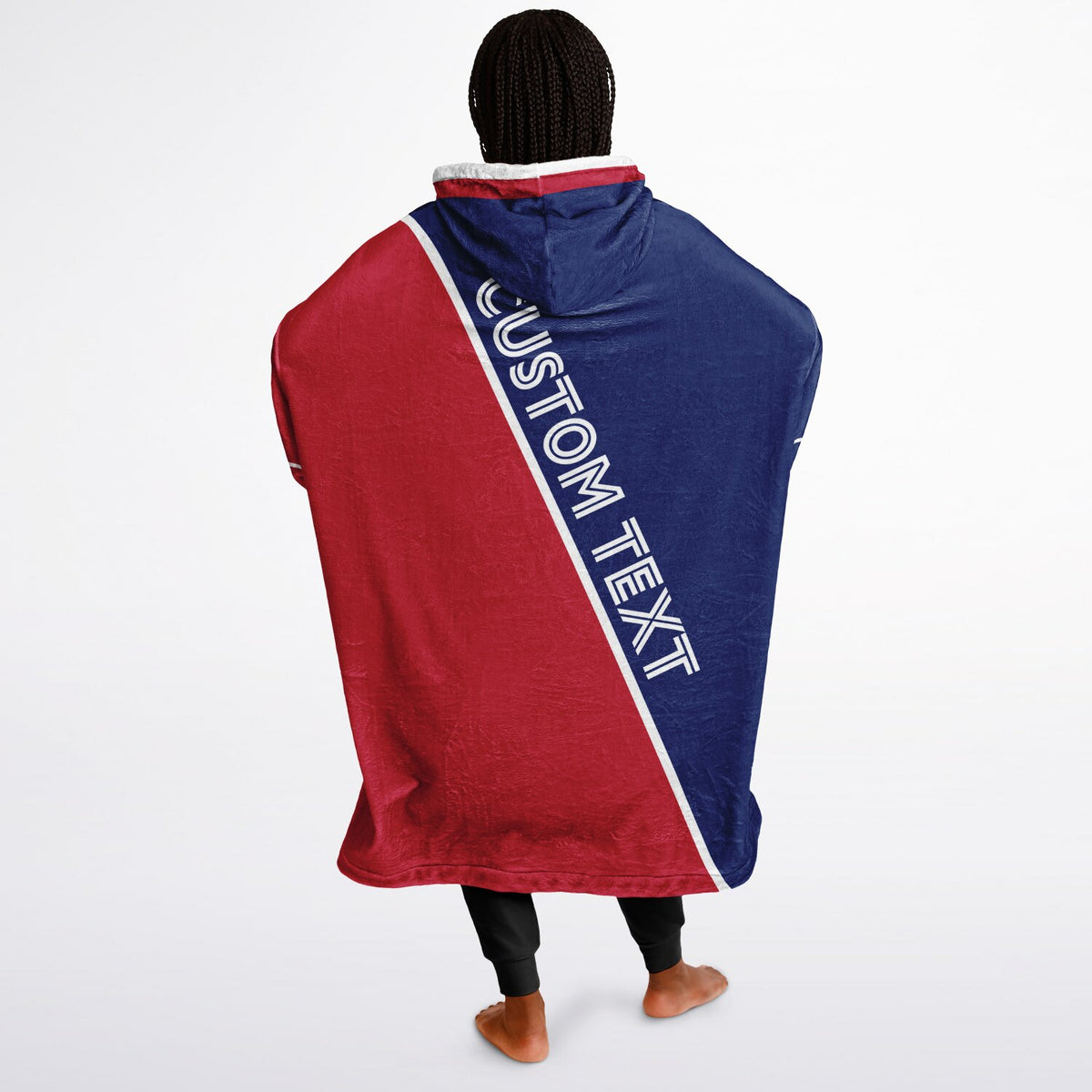 Dark Blue Red White Split Decision