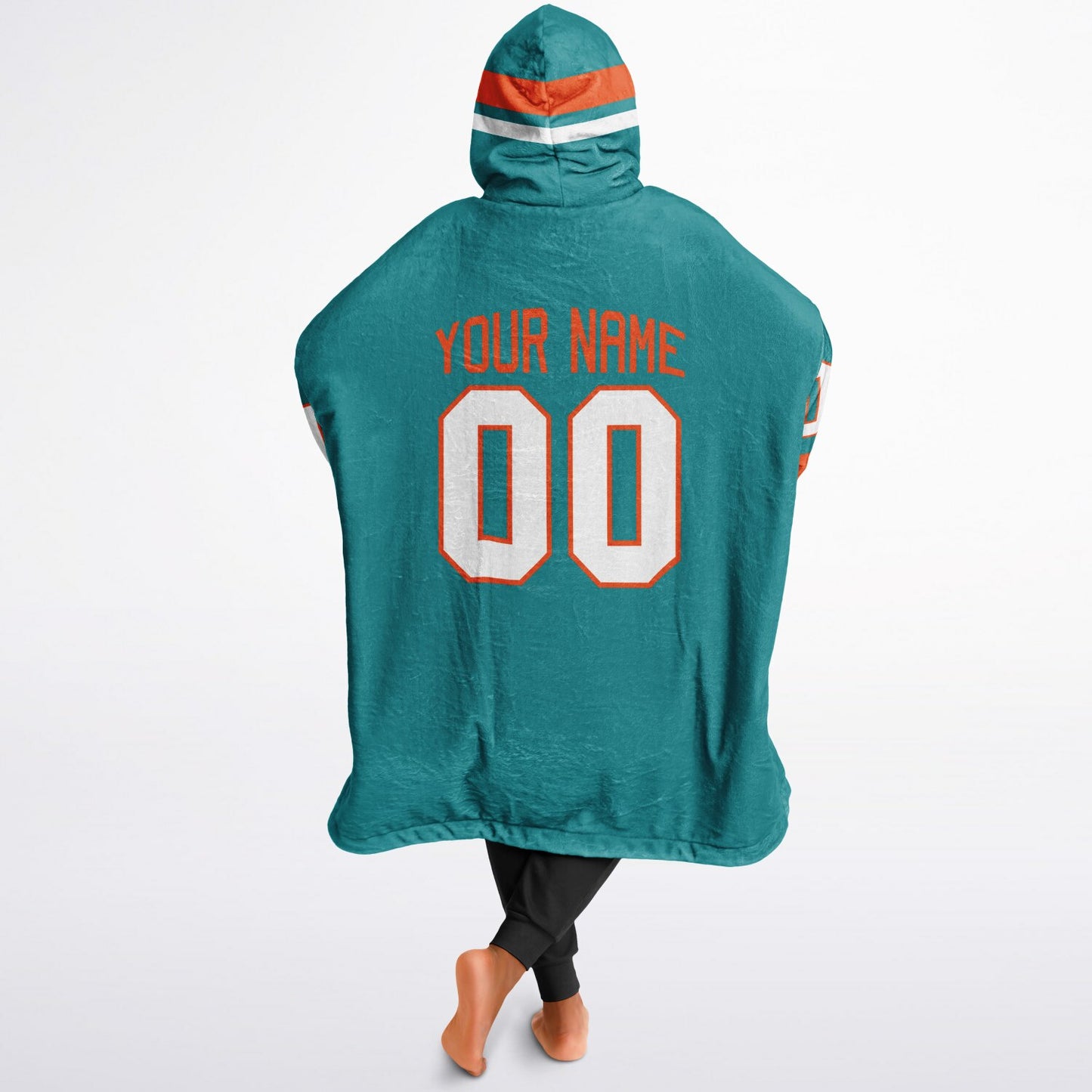 Aqua/Orange/White Superfan Reversible
