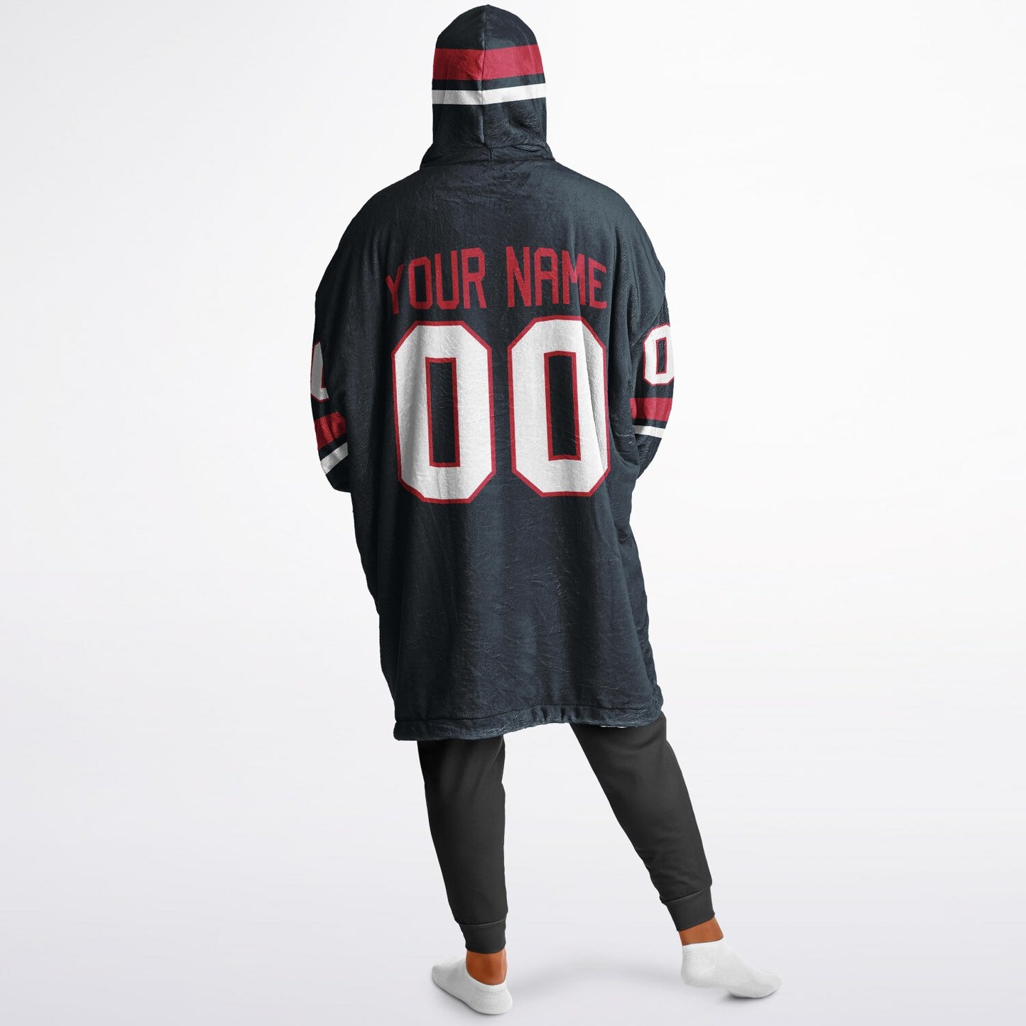 Deep Steel Blue/Red/White Superfan Reversible
