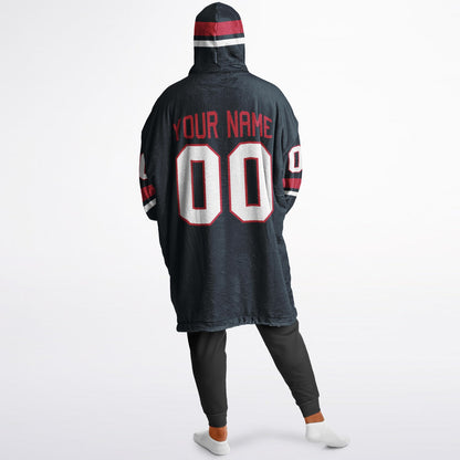 Deep Steel Blue/Red/White Superfan Reversible