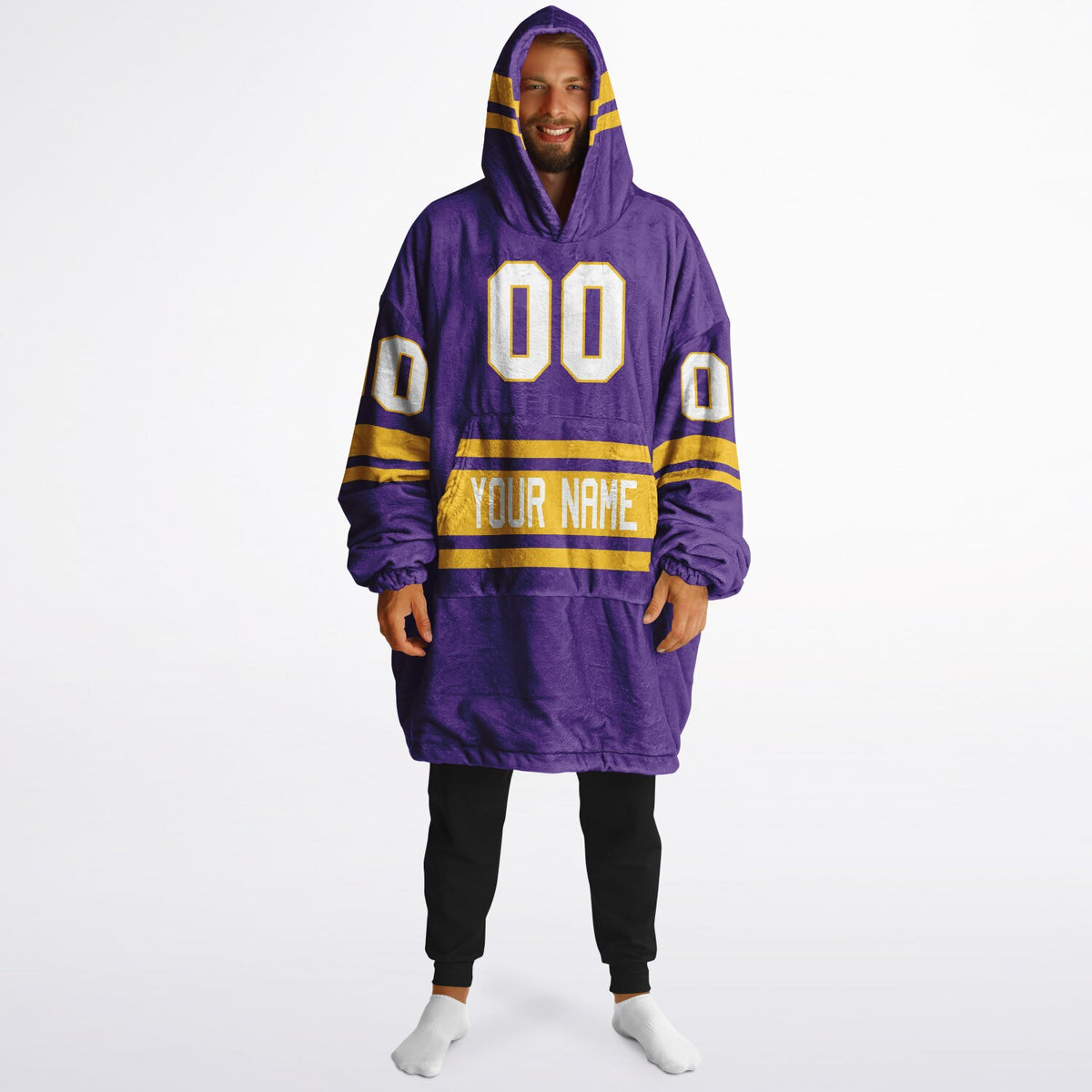 Purple/Gold Superfan Reversible