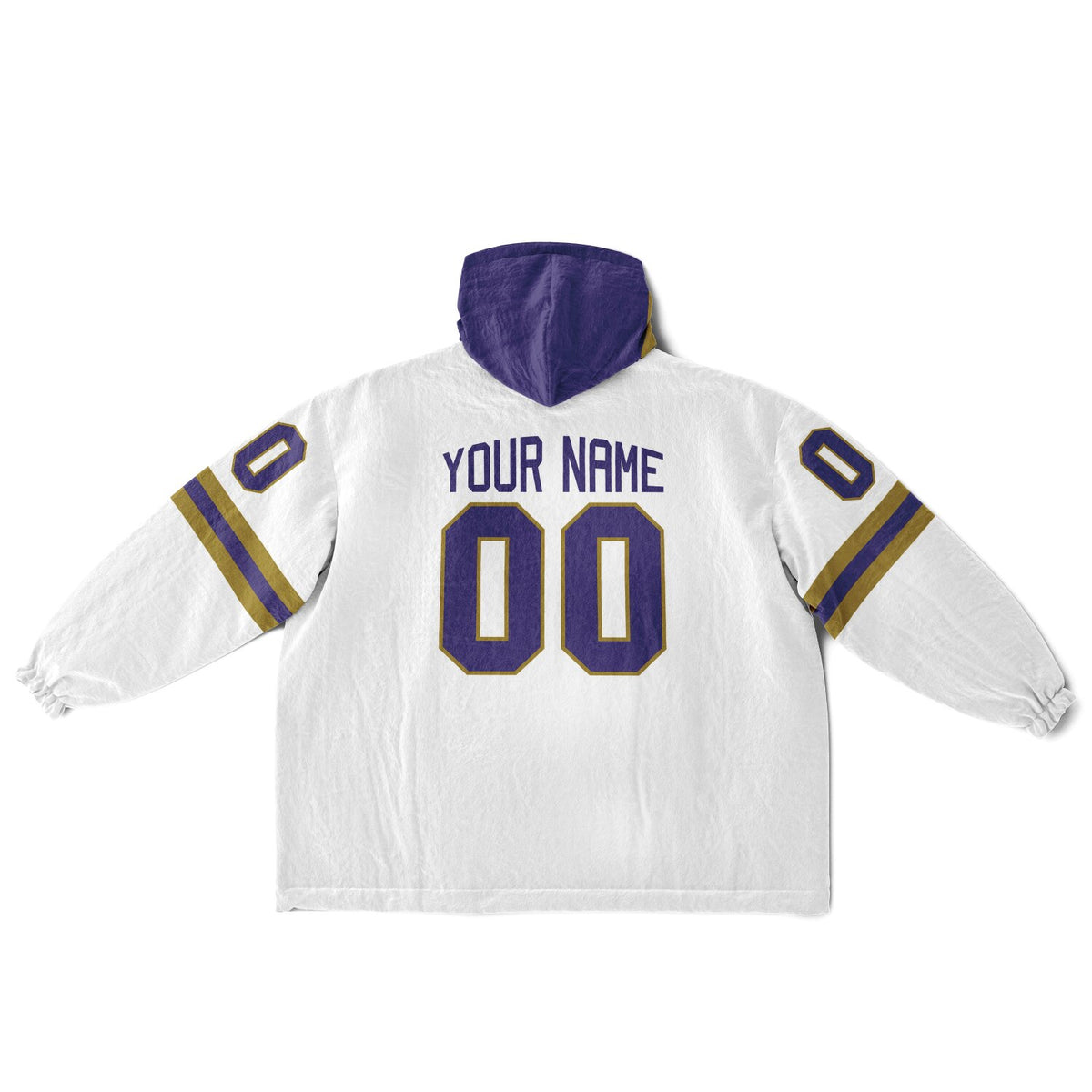 Purple Dark Gold Superfan Reversible