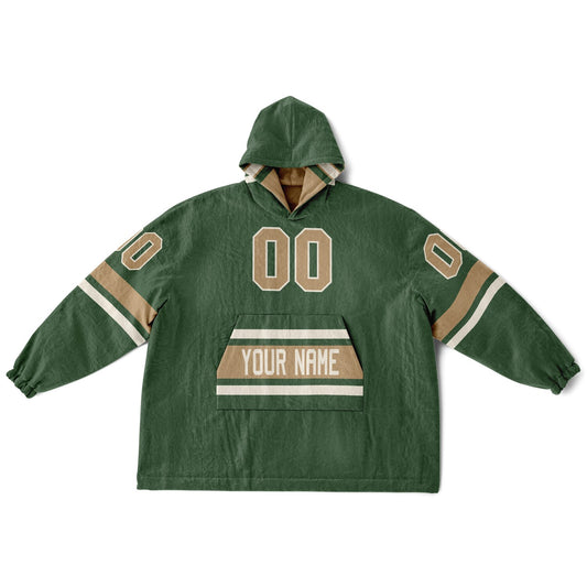 Forest Green Cream Camel Superfan Reversible