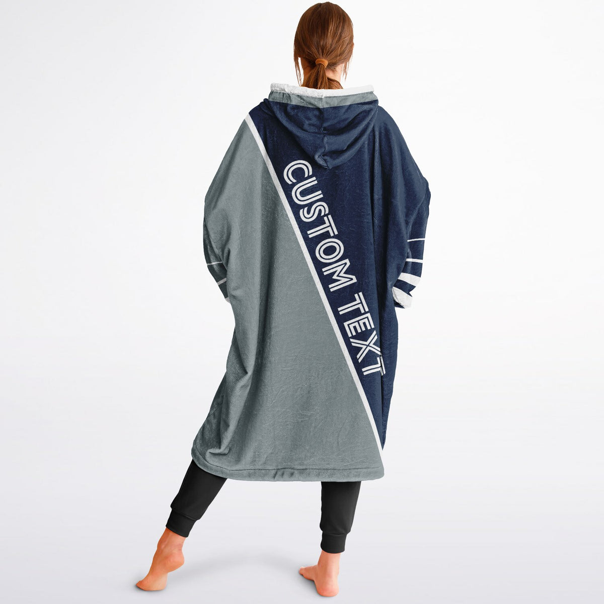 Navy Silver White Split Decision