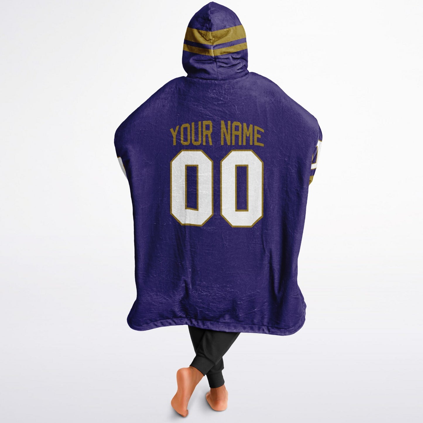 Purple/Metallic Gold Superfan Reversible