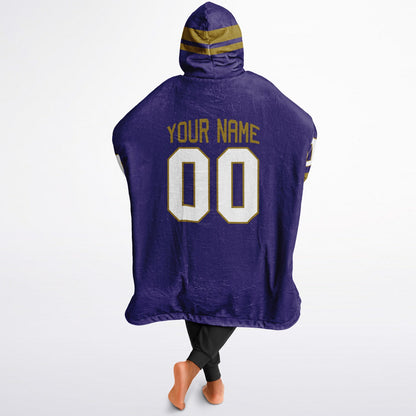 Purple/Metallic Gold Superfan Reversible